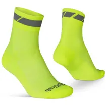 GripGrab Classic Regular Cut Kesäpyöräilysukat Yellow Hi-Vis